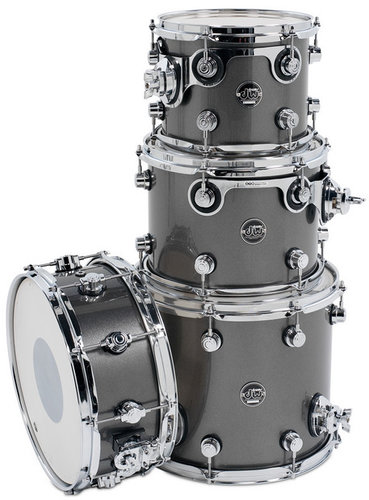 DW DRPLTMPK04 Performance Series Tom Pack 4 In Lacquer Finish: 10", 12", 14" Toms, 5.5x14" Snare Drum