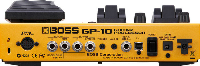 Boss GP-10GK Guitar Processor And Synthesizer With GK-3 Pickup And Cable