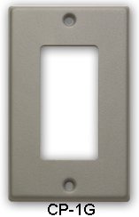 RDL CP-1G 1 Cover Plate, Gray