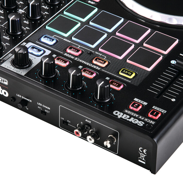 Reloop TM8 Terminal Mix 8 4-Deck USB Serato DJ Controller With Serato DJ