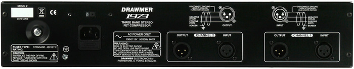 Drawmer 1973-DRAWMER 3 Band Stereo FET Compressor