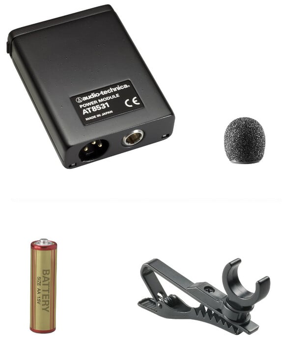 Audio-Technica AT803 Omnidirectional Condenser Lavalier Mic With XLR-M Connector