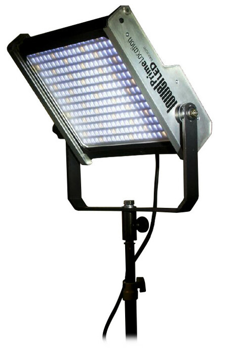 Lowel Light Mfg PL-91ADA Prime Location Daylight Color Single LED Light Kit With Gold Mount Battery Plate