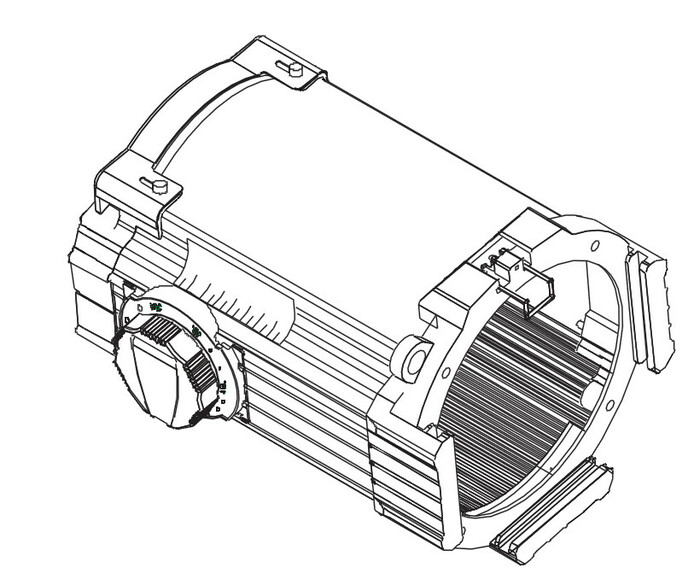 ETC 42550LT-1 25 To 50 Degree Source Four Zoom Lens Tube, White