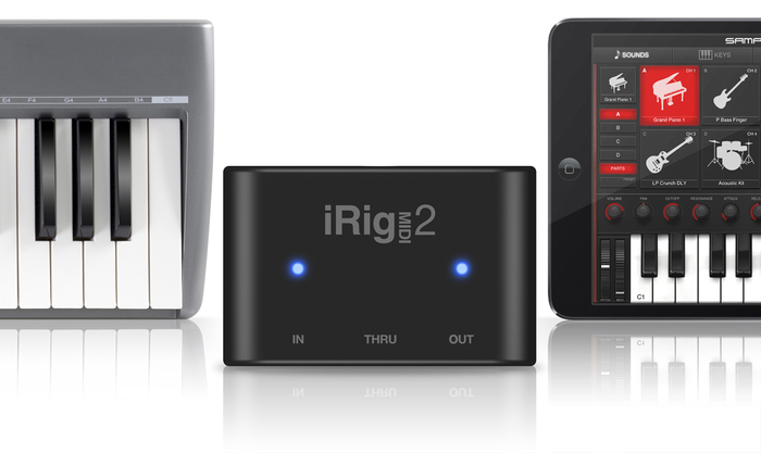 IK Multimedia IRIG-MIDI-2 Lightning/USB MIDI Interface For IPhone, IPad And Mac/PC