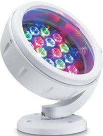 Philips Color Kinetics 116-000027-03 RGB ColorBurst 6 LED Fixture With 10° Beam Angle