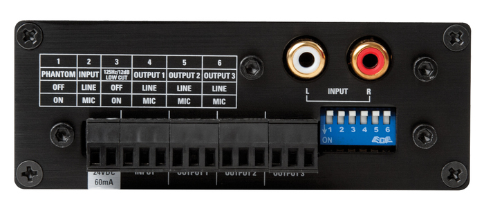 Atlas IED TSD-DA13 1x3 Audio Distribution Amplifier