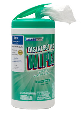 Listen Technologies LA-901 Disinfecting Wipes, 75-Count