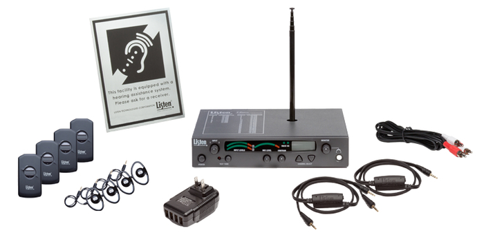 Listen Technologies LS-53-072 IDSP Prime Level I Stationary RF System, 72MHz