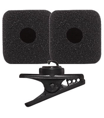 Shure RK377 Replacement Clothing Clip And Two Windscreens For PGA31 Headset Mic