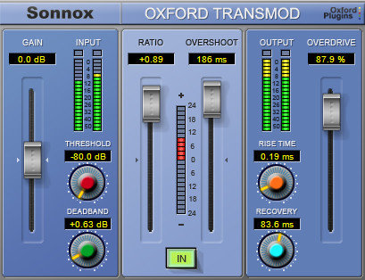 Sonnox OXFORD-TRANSM-NATIVE Oxford TransMod Transient Modultation Native Plugin