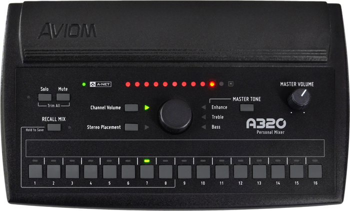 ilt tilskadekomne lettelse Aviom A320 16-Channel Personal Monitor Mixer | Full Compass Systems