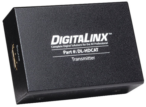 Liberty AV DL-HDCAT-INT-S DigitaLinx Twin Category Cable HDMI 1.4 Transmitter For International Use