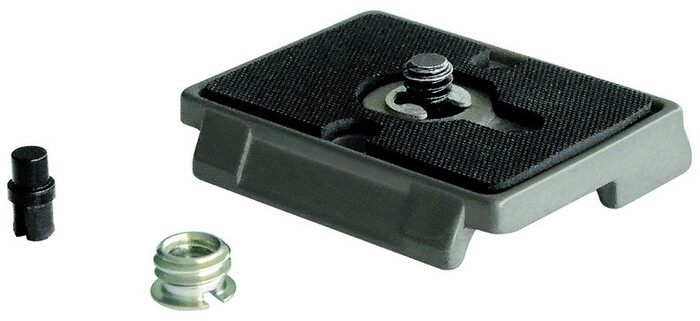 Manfrotto 200PL Quick Release Plate With 1/4" Screw And Rubber Grip