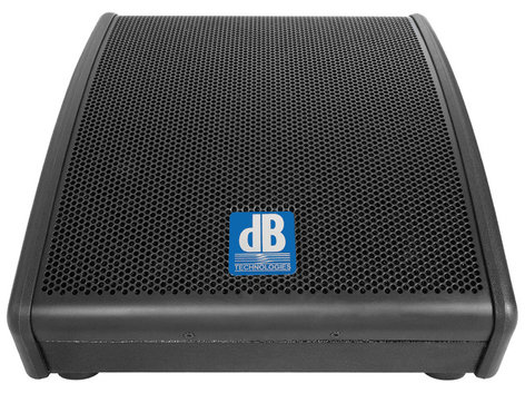 DB Technologies FM-10 10" 2-Way Coaxial Active Floor Monitor, 400W