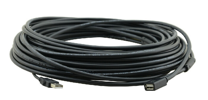 Kramer CPA-UAM/UAF-50 Plenum Cable USB 2.0 "A" Male / USB 2.0 "A" Female (50')