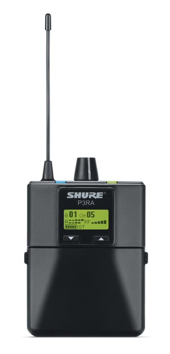 Shure P3RA Professional Wireless Bodypack Receiver For PSM 300 In-Ear Monitor System