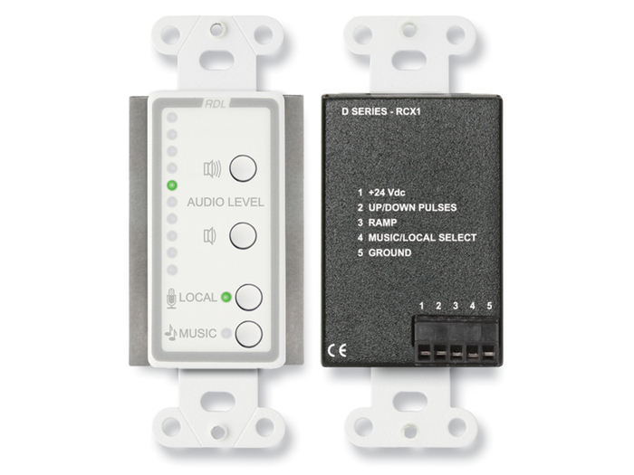 RDL D-RCX1 Room Control For RCX-5C Room Combiner, Decora