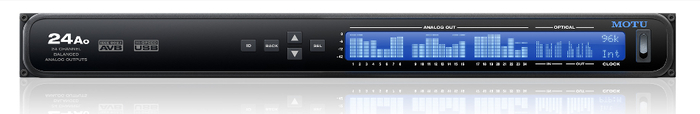 MOTU 24Ao USB2 2.0, AVB Ethernet Audio Interface With 24-Channel Analog Output And DSP