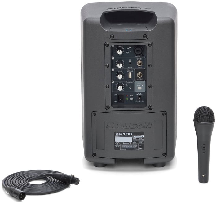 Samson Expedition XP106 6" Battery-Powered 2-Way Portable PA With Bluetooth