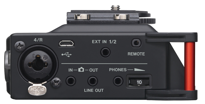 Tascam DR-70D 4-Track Linear PCM Recorder For DSLR Camera