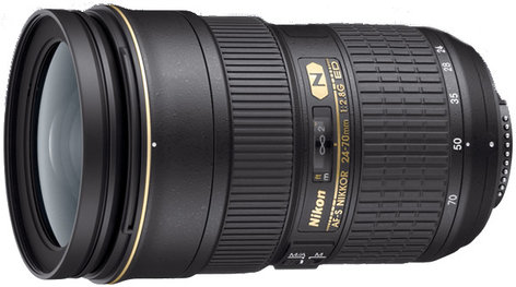 Nikon AF-S NIKKOR 24-70mm f/2.8G ED Telephoto Zoom Lens