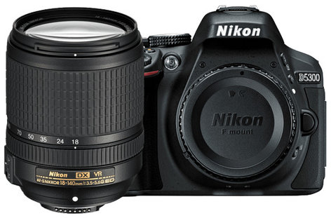 Nikon D5300 DSLR Camera Kit 24.2MP, With AF-S DX NIKKOR 18-140mm F/3.5-5.6G ED VR Lens