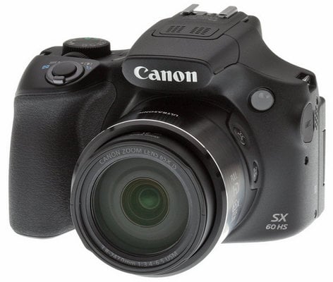 Canon PowerShot SX60 HS Black Digital Camera 16.8MP 65x zoom