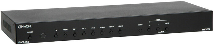 tvONE 1T-VS-668 Universal Switcher/Scaler With HDMI Audio Embedding/De-Embedding