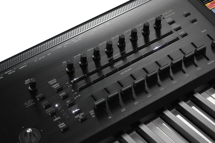 Korg Kronos 7 73-Key Keyboard Synthesizer Workstation With RH3 Graded Hammer Action