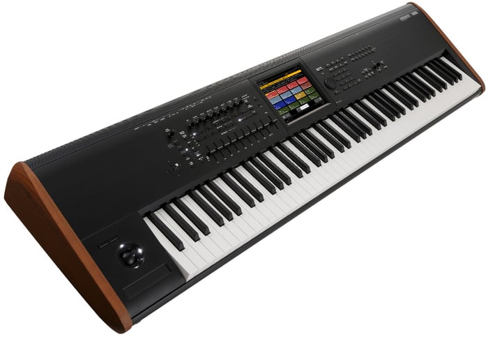 Korg Kronos 8 88-Key Keyboard Synthesizer Workstation With RH3 Graded Hammer Action