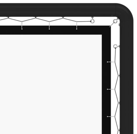 Da-Lite 99462 Series 300 Lace And Grommet Frame, Per Foot