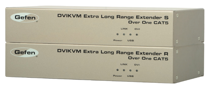 Gefen EXT-DVIKVM-ELR Extra Long Range Extender With DVI And USB