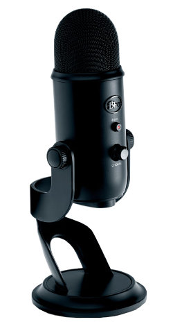 Blue Yeti Blackout USB Microphone With 3 Capsule Multi-Pattern Array