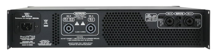 Crest Pro-LITE 5.0 Pro-2025W At 4 Ohms 2-Channel Power Amplifier