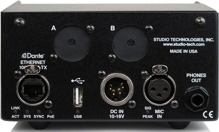 Studio Technologies M214 Announcer's Console, With XLR Inputs And Outputs, Dante
