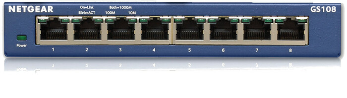 Netgear GS108-400NAS Desktop Switch,8-Port Gigabit