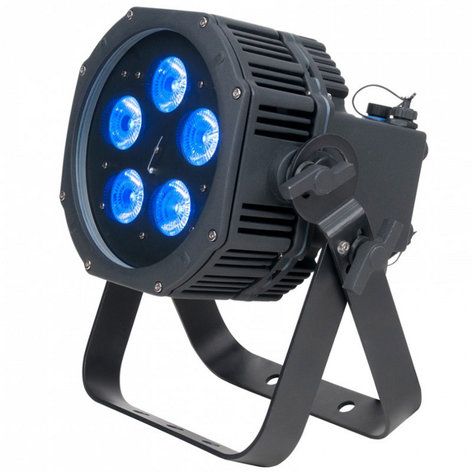 ADJ Wifly EXR Hex5 IP 5x10W RGBAW+UV LED IP65 Par With WiFly, Battery Powered