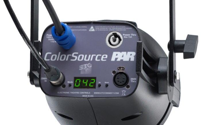 ETC ColorSource PAR RGBL LED Par With Edison Cable, White