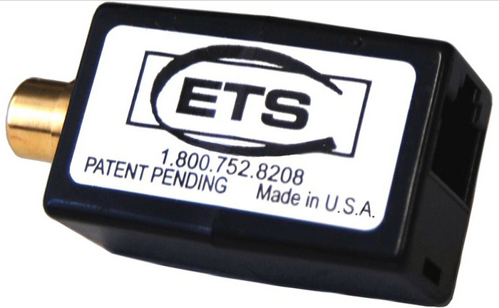ETS ETS-PA807 Line Level Analog Stereo Audio Balun, RCA Female To RJ45