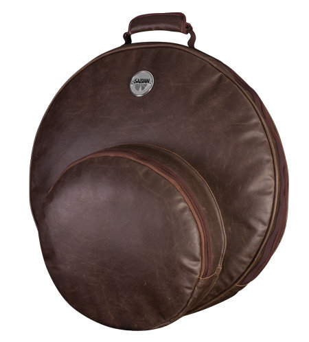 Sabian F22VBWN Fast 22 Vintage Cymbal Bag In Vintage Brown, Holds Cymbals Up To 22"
