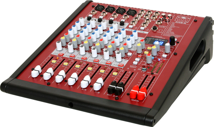 Galaxy Audio AXS-8 8 Channel Mixer With 4 Microphone Inputs