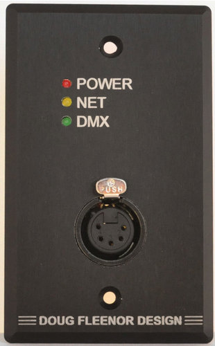 Doug Fleenor Design NODE 1-A 1-Port Ethernet To DMX Single Gang Wall Mount