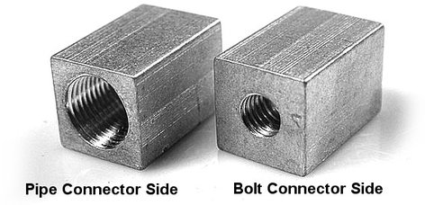 The Light Source MP.5B.5M Pipe To Bolt Adapter For 1/2"  Pipe