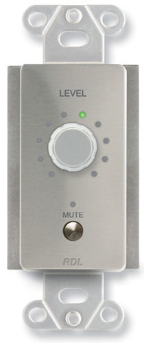 RDL DS-RLC10M Remote Level Controller With Muting In Stainless Steel