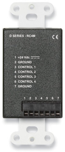 RDL DS-RC4M 4-Channel Remote Control For RU-ASX4D And RU-ASX4DR, Stainless