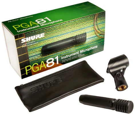 Shure PGA81-LC Cardioid Condenser Instrument Microphone