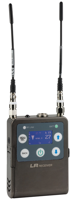 Lectrosonics ZS-LRLT-A1 Digital Wireless System With Bodypack Transmitter And Lavalier Mic, L-Series, A1 Band