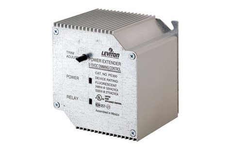 Leviton PE300-D0W Power Extender, 120 Or 277V Input, 120V 2400VA Output (or 277V 5500VA)  For 0-10VDC Electronic Ballasts