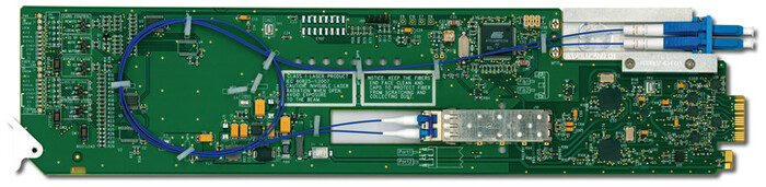 Ross Video FDT-6604-R2 3G/HD/SD SDI Dual Fiber 1310nm Converter/Transmitter With Full 2 Slot Rear I/O Module